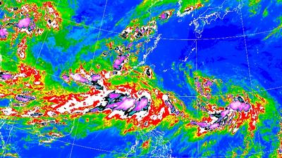 明天天氣/低壓帶「雙心開趴」!豪雨開炸 2地區注意了