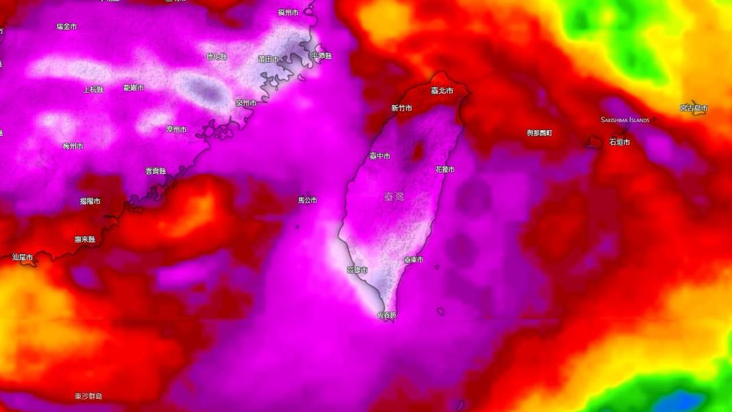 天氣-颱風-颱風動態-降雨機率