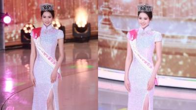 鄧匡閔奪港姐亞軍!「豐滿上圍」驚豔全場 英國時裝名校背景驚人