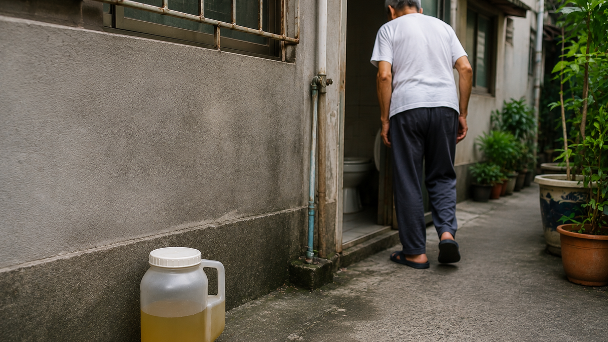 公公尿壺「總是滿了才倒」!媳婦苦惱該幫忙嗎?網:交給老公