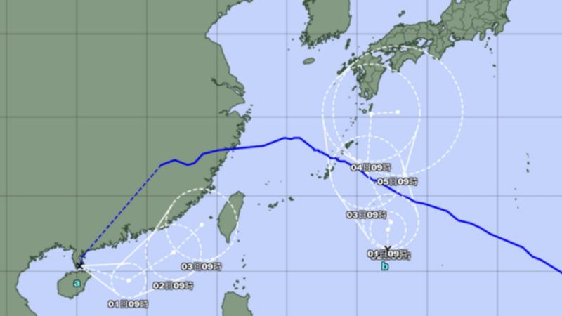 天氣/熱帶低壓估明增強科羅旺颱風 沙德爾颱風恐復活接近台灣