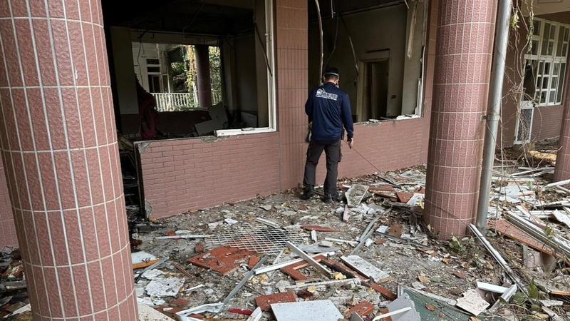 兩名男大生自製爆裂物炸廢棄國小。(資料照/TVBS)