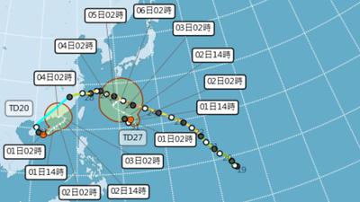 天氣/沙德爾颱風將復活?專家曝「恐雙颱共舞」 侵台機率曝