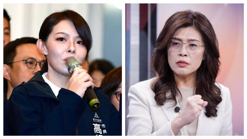 新竹市長高虹安、國民黨主席鄭麗文。(圖/華子琛攝)