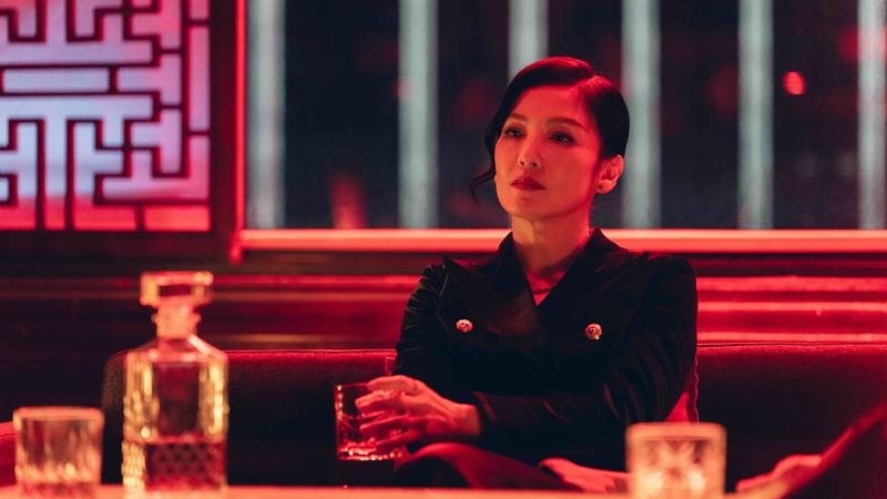 林熙蕾霸氣領軍「夜月堂」 ,與青和宮多年恩怨浮上檯面。(圖/Netflix提供)
