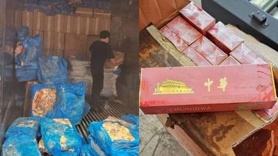 靠兩排冷凍肉掩護!524箱中國走私菸遭扣 市值破3千萬