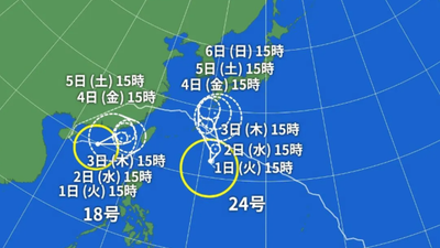 遊日注意!「科羅旺」颱風恐在九州打轉 遇秋雨前線防暴雨