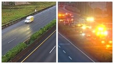 快訊/下班崩潰!國1台中系統6車連環撞 占兩車道「爆塞3km」