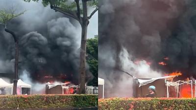 快訊/電動車惹禍?高雄鐵皮屋傳爆炸聲響 下秒遭恐怖火海吞噬