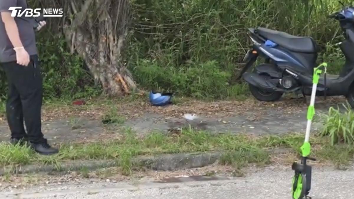 花蓮死亡車禍!機車逆向撞路樹 男騎士頭部出血不治