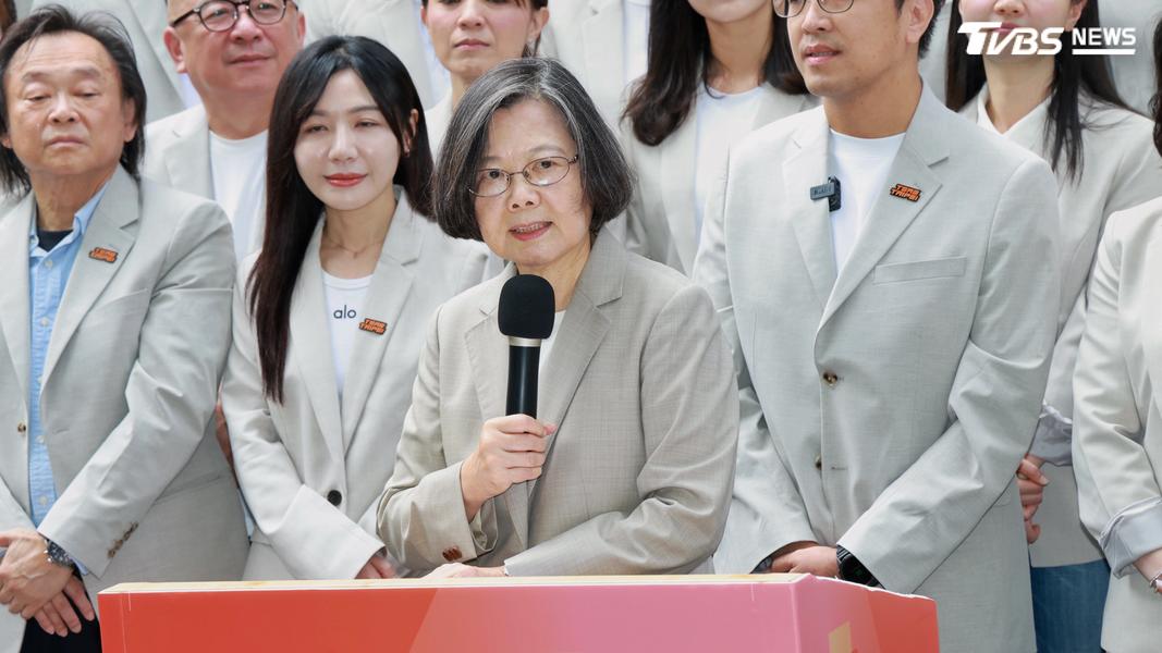 蔡英文致詞。(圖/潘建樺攝)