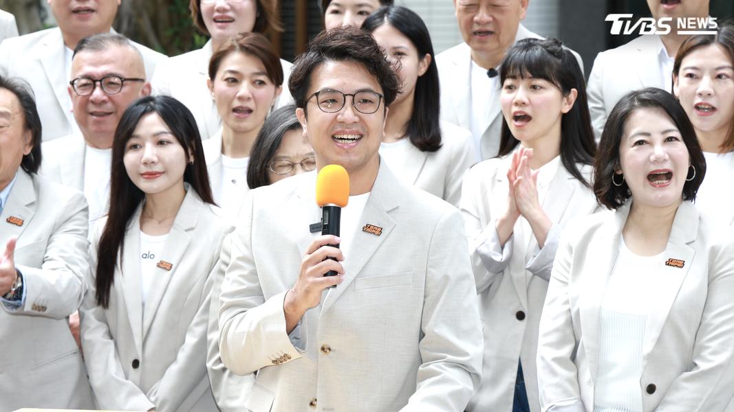 沈伯洋致詞。(圖/潘建樺攝)