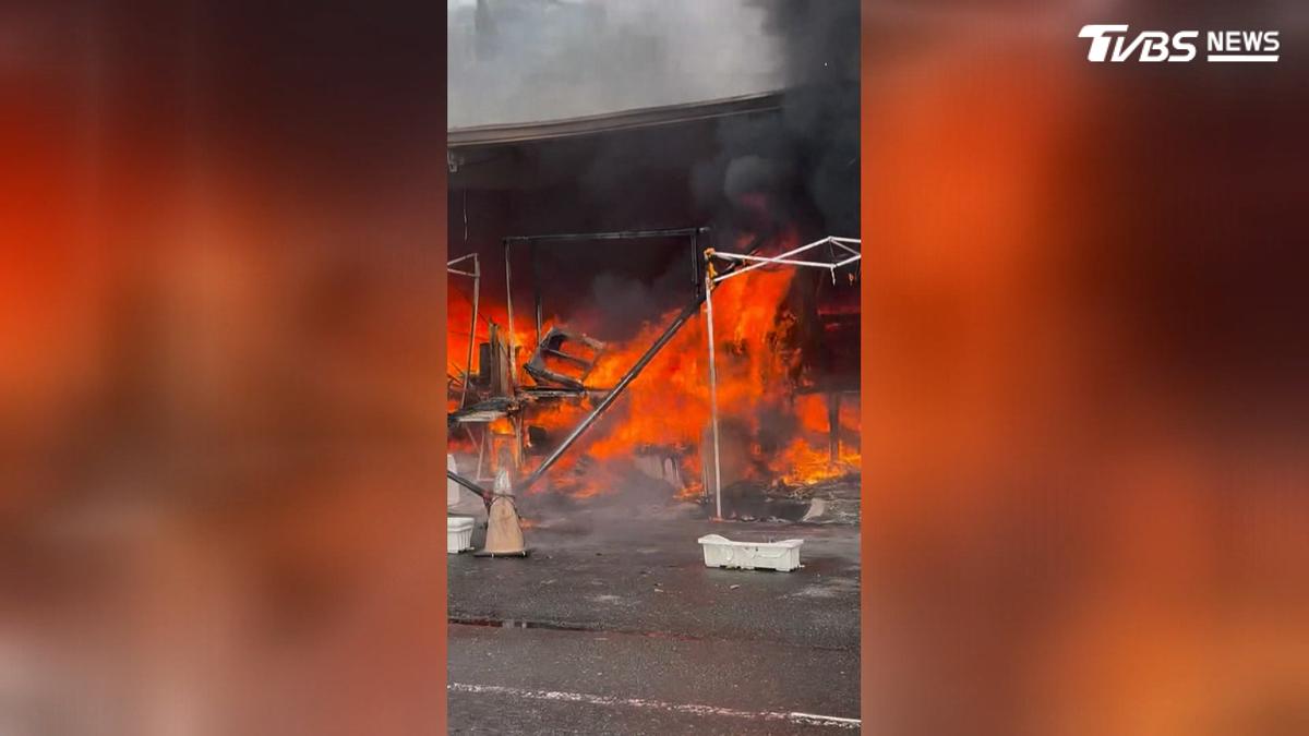鋰電池起火燒倉庫 3狗困火場慘死