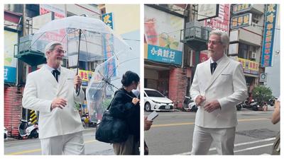 肯德基爺爺現身不二坊排隊!手提蛋黃酥搭車 網嗨猜推出新品
