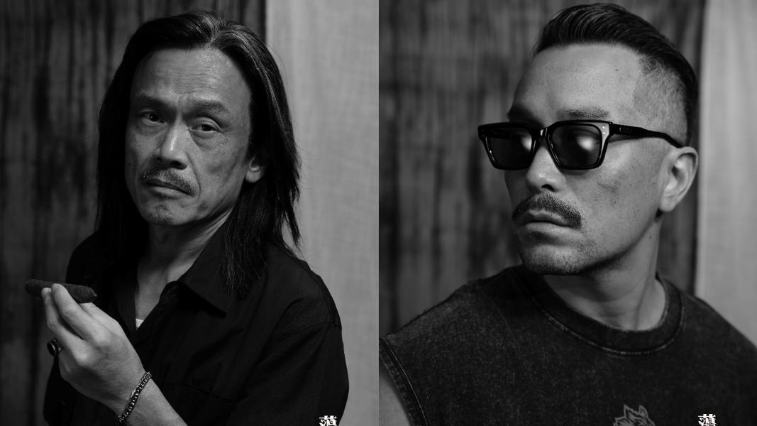 陳以文留起長髮、張孝全蓄鬍,所有演員的造型都十分顛覆。(圖/華映提供)