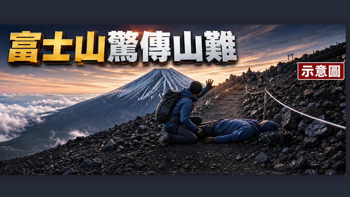 快訊/富士山驚傳山難!44歲台灣男子登頂途中不治