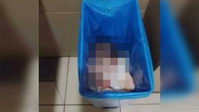 大馬機場殘障廁所驚見棄嬰!新生男嬰「塞進垃圾桶」嚇壞清潔工