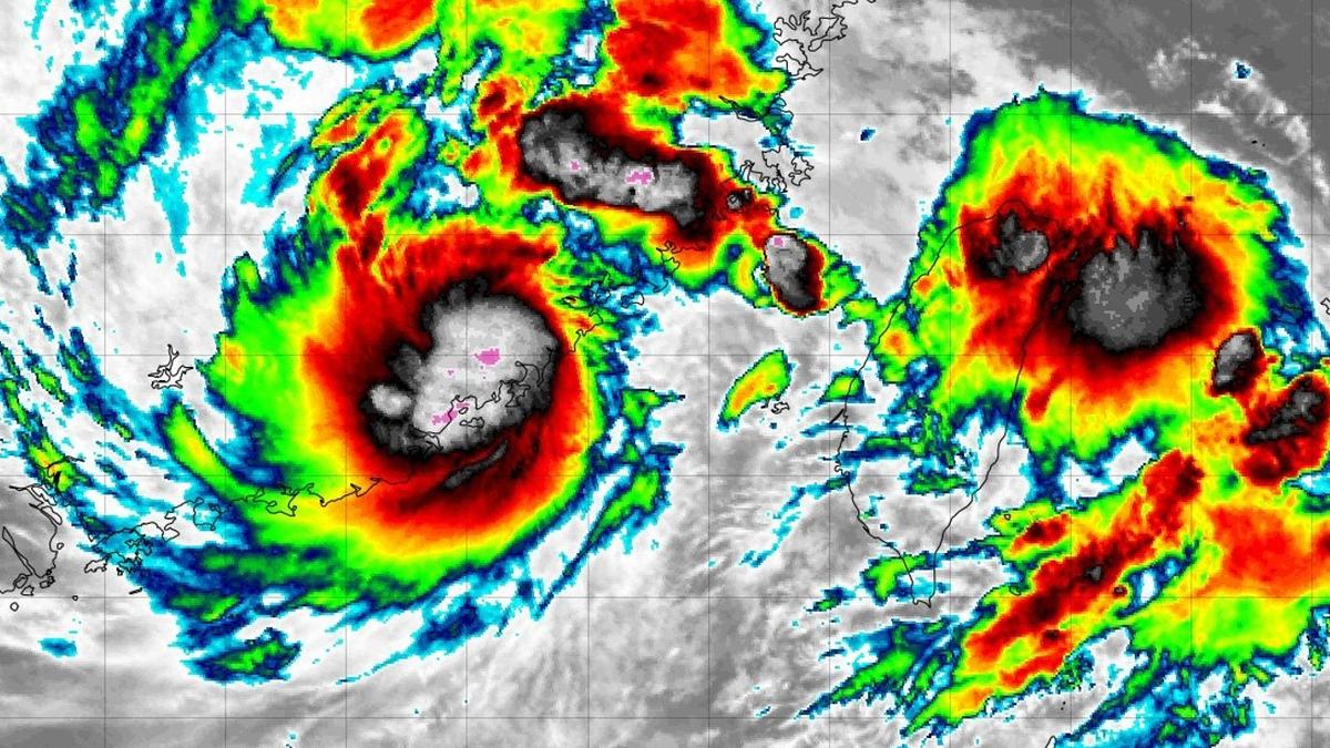 颱風外圍狠掃!最新路徑這樣跑 「雨灌全台」狂炸4天熱區曝