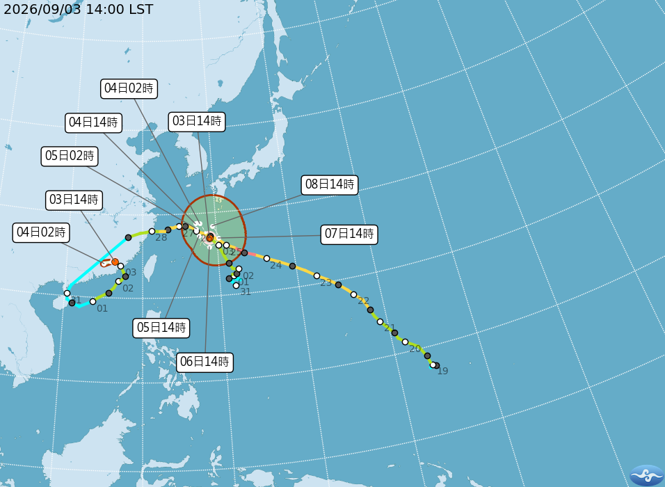 天氣-天氣預報-臺灣天氣-現在天氣-颱風-颱風假-颱風動態-颱風路徑-颱風動態