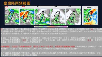 天氣/這天起台南以北雨彈來襲!賈新興:下週低壓攪局恐成颱風杜鵑