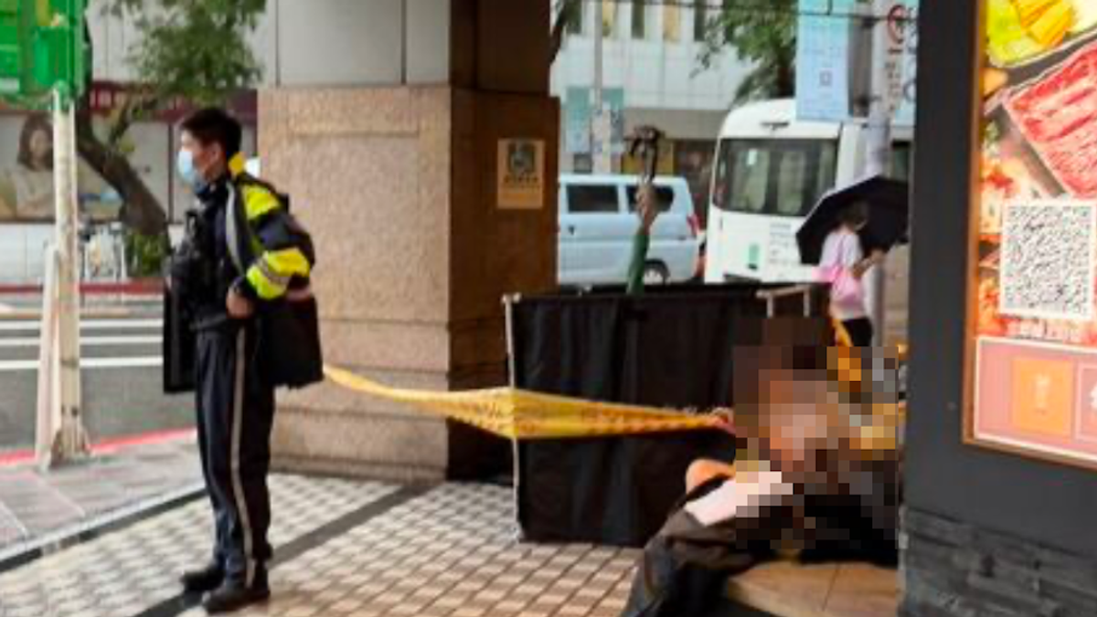 快訊/北市第一大飯店外命案 輪椅男陳屍騎樓