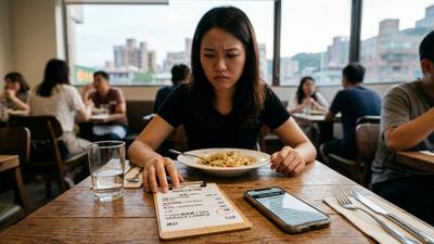 點餐、拿餐具都自己來!她照被收「1成服務費」 網兩派戰翻