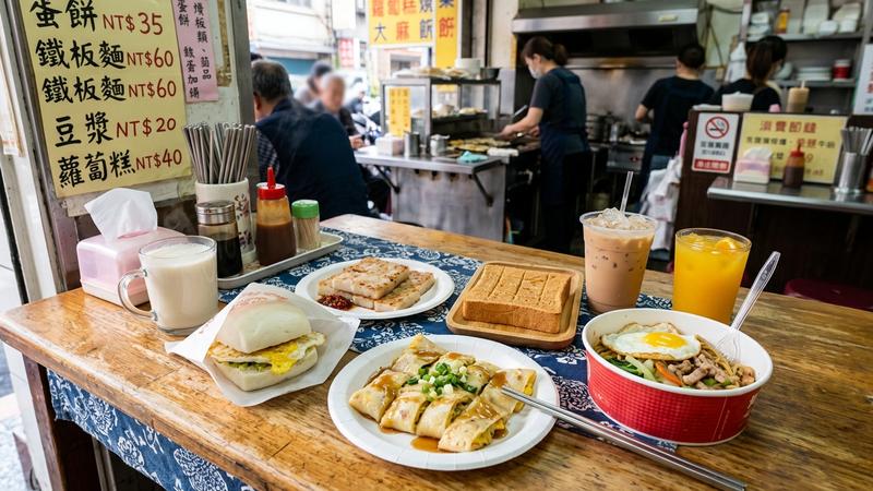 營養師蕭瑋霖點名7種早餐店常見的組合,仍一攝取過多精緻澱粉與糖分,導致血糖劇烈波動。(示意圖/AI 生成)