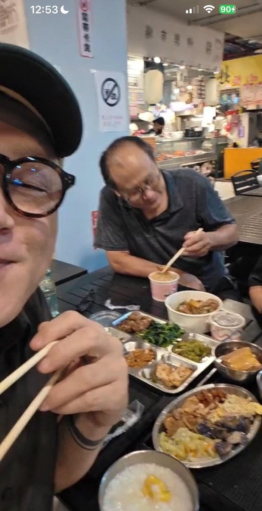 何篤霖大哥鬼門關前走一遭，身形消瘦不少。（圖／翻攝自何篤霖臉書）