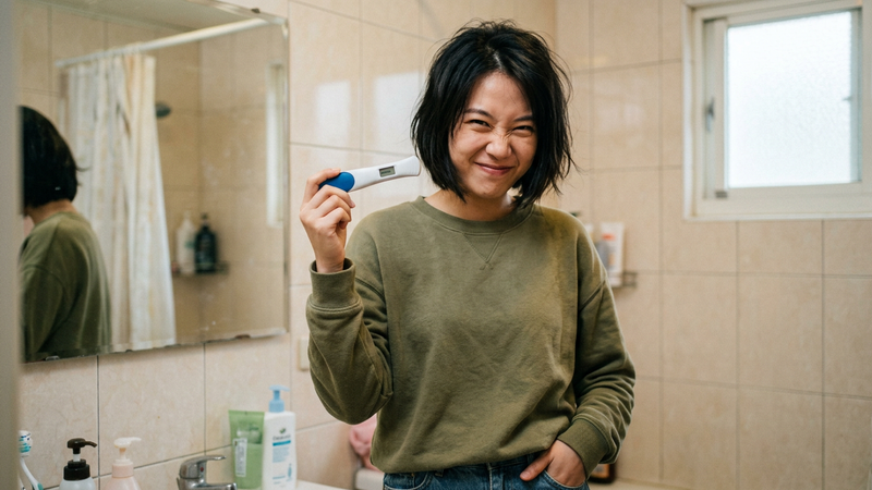 小美造假懷孕與墮胎。(示意圖/AI 生成)
