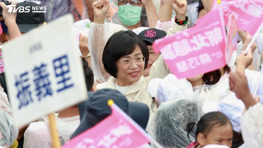 蘇巧慧大進場花了10分鐘。(圖/華子琛攝)