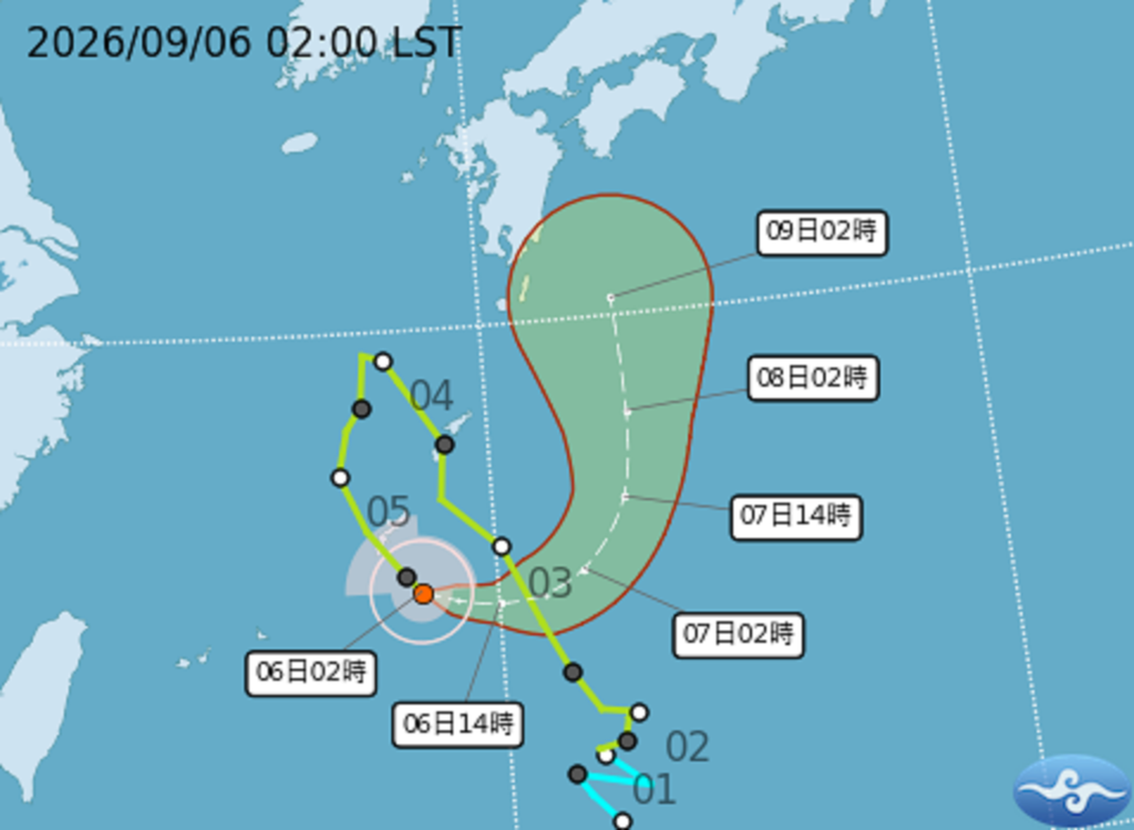 颱風-颱風動態-颱風科羅旺最新路徑-颱風路徑