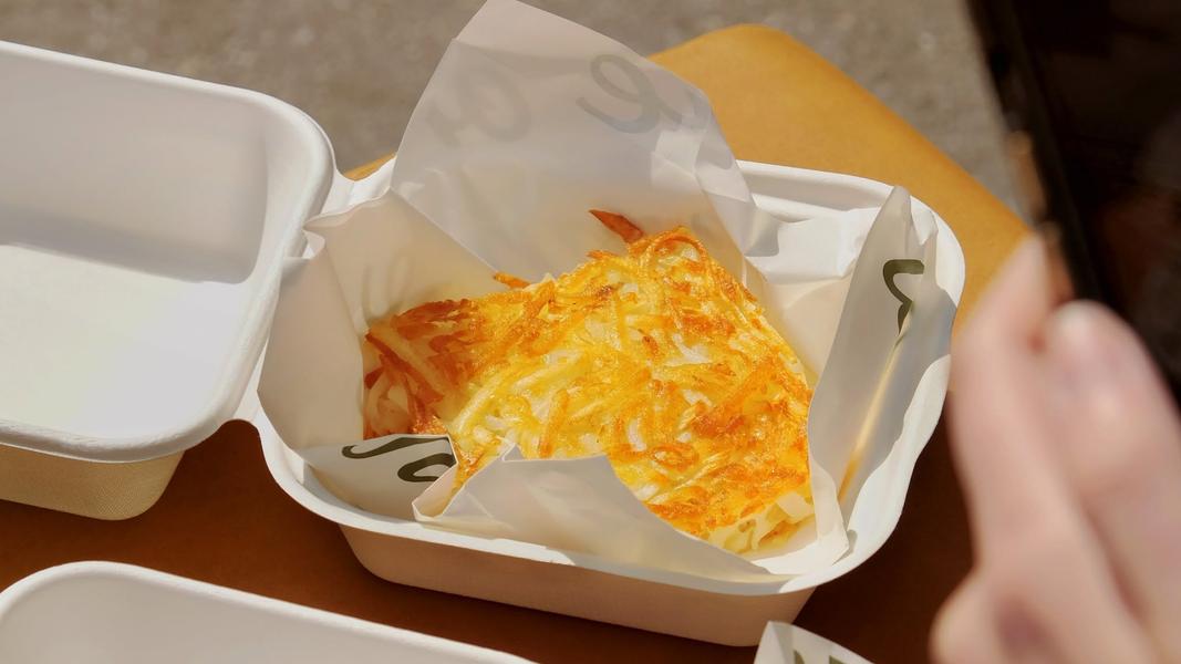 M One Cafe最具代表性的餐點「薯絲」。(圖/翻攝自M One Cafe粉專)