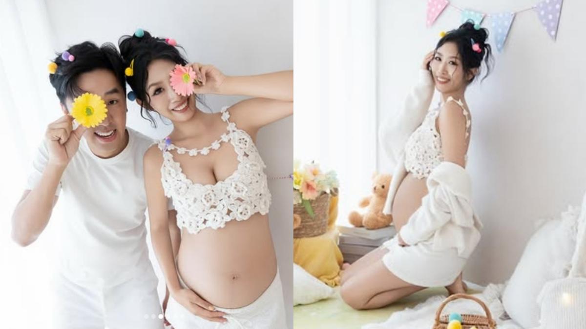 香蕉辣妻曬8月巨肚!中空孕婦寫真曝光 認了當媽蠟黃老態