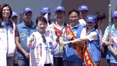 藍營難團結?缺席魏平政競總成立 王惠美僅送花籃祝「順利」