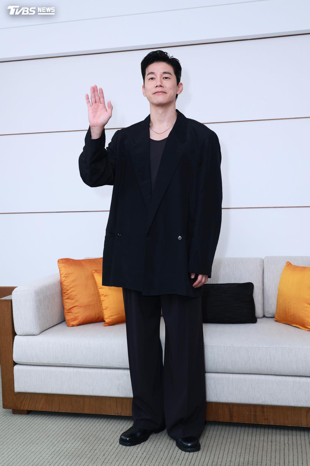 金武烈對台灣男星許光漢讚不絕口。(圖/趙世平攝)