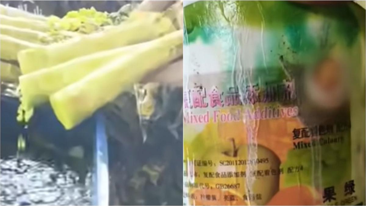 中國又爆毒蔬菜! 甘肅出現染色嫩莖萵苣 專家:長期吃恐致癌