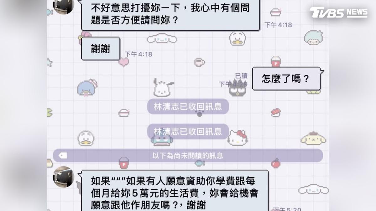 私訊女大生「月給5萬」遭疑包養!民宿老闆喊冤:只想收乾女兒