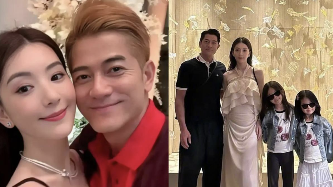 郭富城與方媛婚後育有3千金。(圖/翻攝自方媛微博)