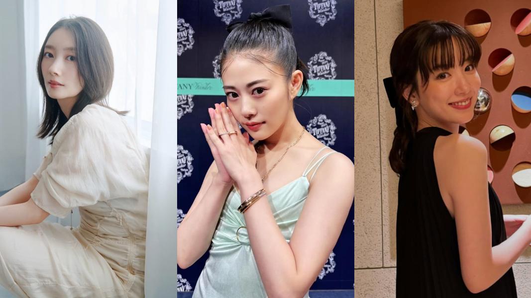 波瑠(左起)、高畑充希、永野芽郁都與坂口傳過緋聞,高畑充希是他唯一認愛過的女友。(圖/翻攝自IG)