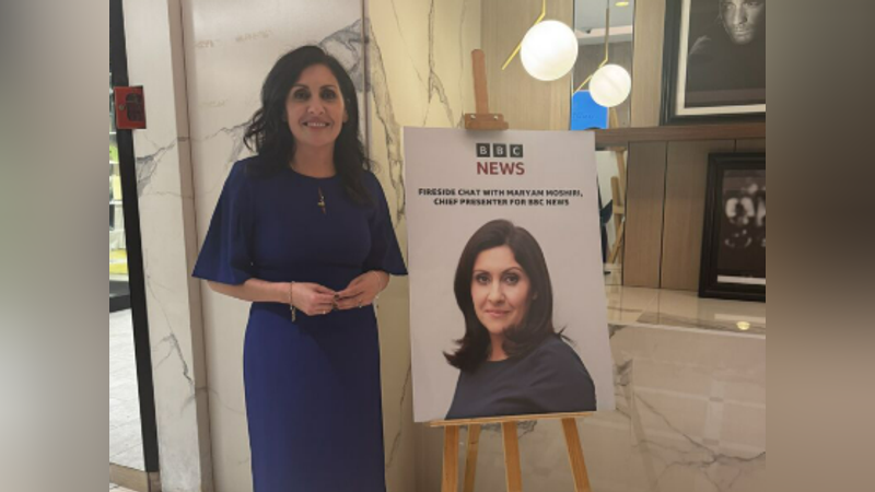 BBC新聞主播瑪麗亞姆·莫希里(Maryam Moshiri)。(圖/翻攝自linkedin)