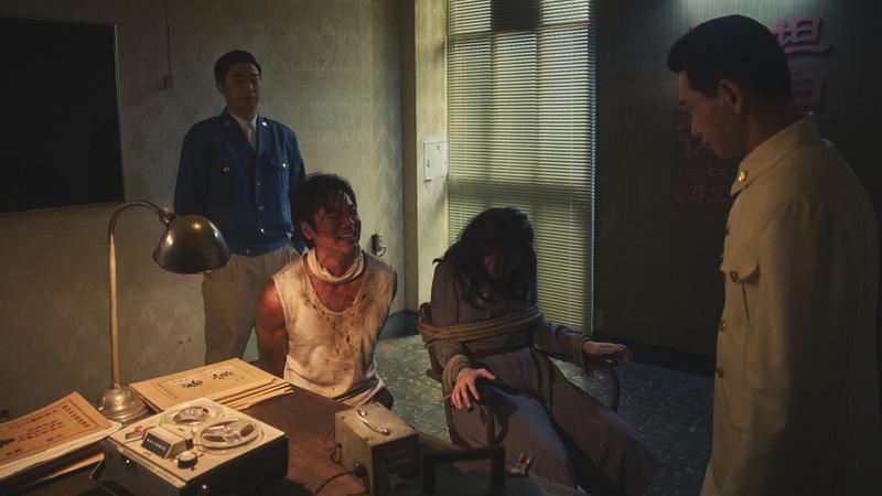 禾浩辰回憶刑求戲碼,方志友心痛到眼眶泛淚。(圖/LINE TV提供)