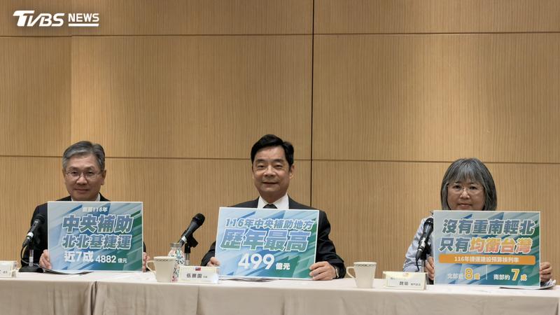 交通部遭酸重南輕北澄清。(圖/陳昫蓁攝)