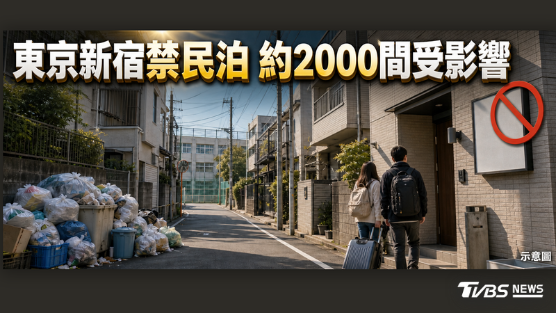新宿民泊大禁令!住宅區、學校周邊擬禁業 2000間恐消失