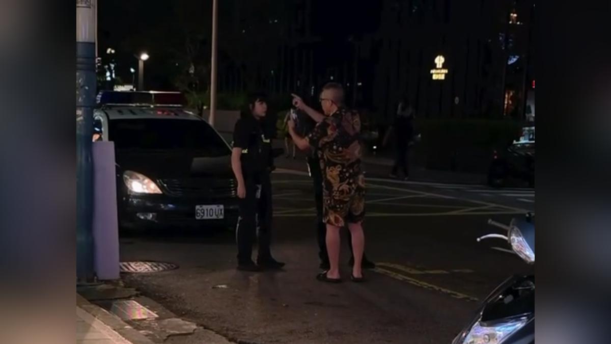 大安區情侶酒後糾紛 醉男肉身擋警車險觸法