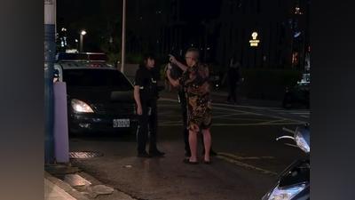 北市大安區情侶酒後鬧糾紛 醉男肉身擋警車險觸法