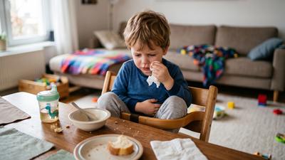 孩童感冒喊肚子痛 中醫:邪氣由表入內「4大現象」快送醫