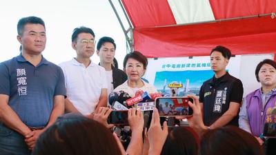 陪同盧秀燕視察中火 江啟臣:減煤不能有空窗、拆煤承諾不能做半套