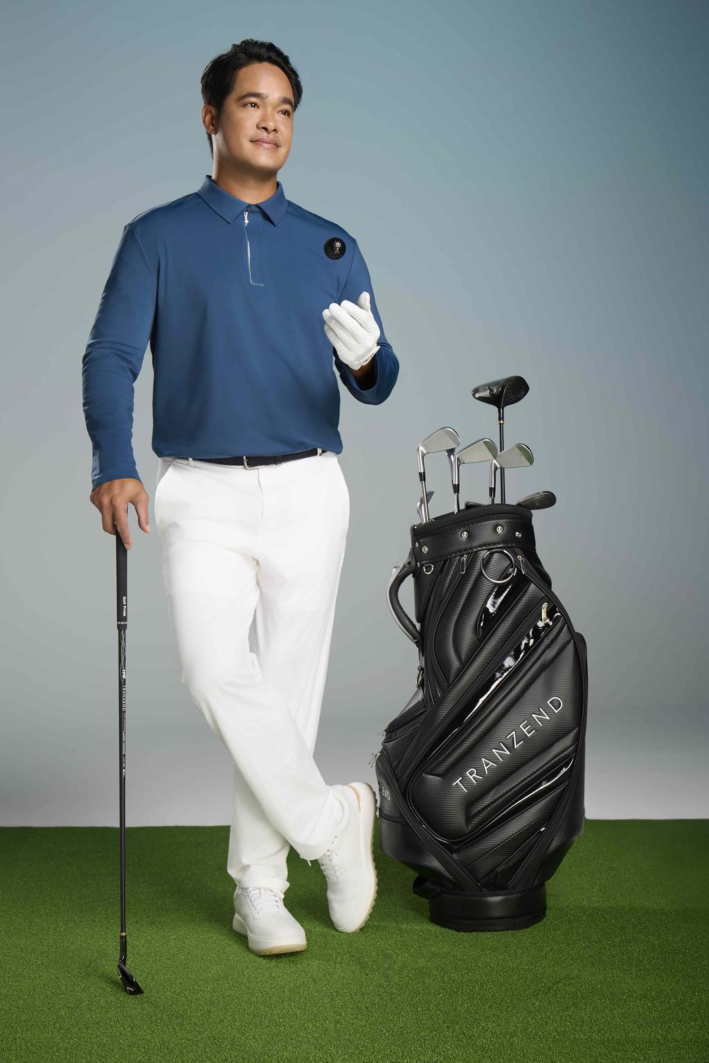 林智勝跨足高爾夫界。（圖／TRANZEND GOLF提供）