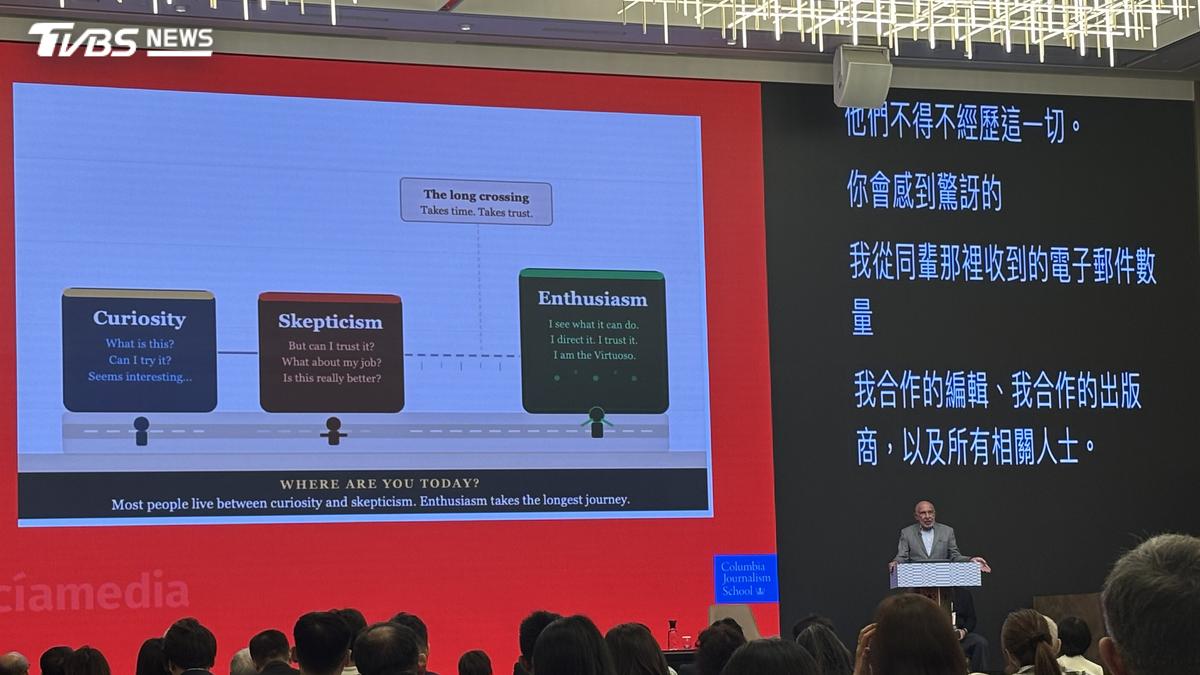 Garcia:AI是記者盟友而非替代者 人類經驗無可取代