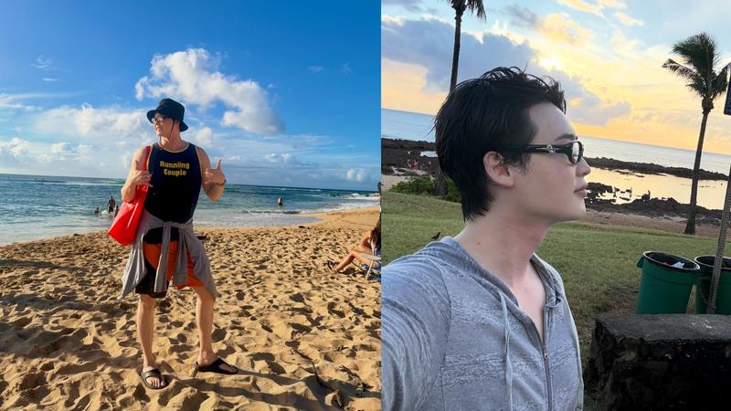 李鍾碩曬出度假的休閒近照。(圖/翻攝自IG@jongsuk0206)
